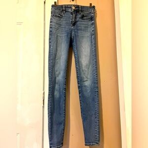 American Eagle brand size 0 skinny jean jeggings